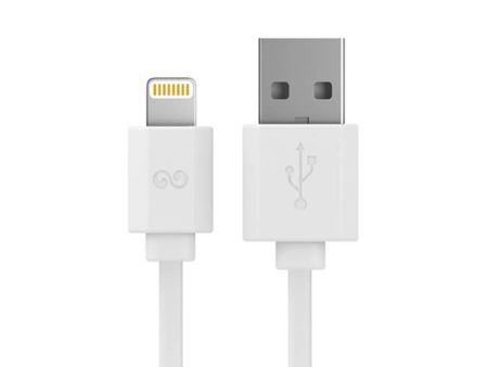 iWALK Trione Tangle Free Charging Cable - Lightning   1 Meter   White Hot on Sale