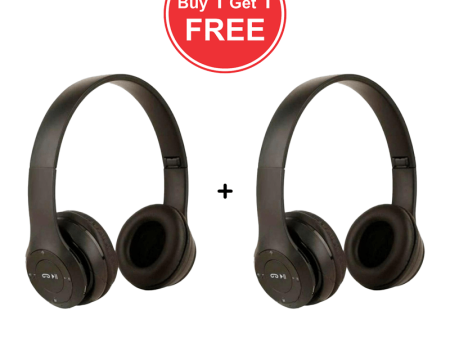 P47 Wireless Headphone - Bluetooth 4.2   Wireless   Black - Bundle Offer Online Hot Sale