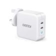 Choetech Dual Port Charger - 38W   Type-C   White Online