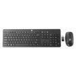 HP Slim Wireless Keyboard and Mouse - Wireless   Arabic English   Black - Keyboard & Mouse Combo Cheap