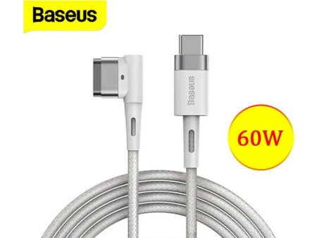 Baseus USB Type-C to Lightning L-shaped Port Cable - 60W   2 Meter   White Discount