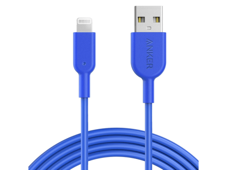 Anker PowerLine II Lightning Cable - USB 2.0   1.8m   Blue Online