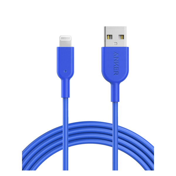 Anker PowerLine II Lightning Cable - USB 2.0   1.8m   Blue Online