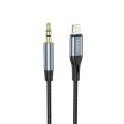 HOCO DUP03 AUX Cable - Lightning to 3.5mm   1 Meter Online Sale