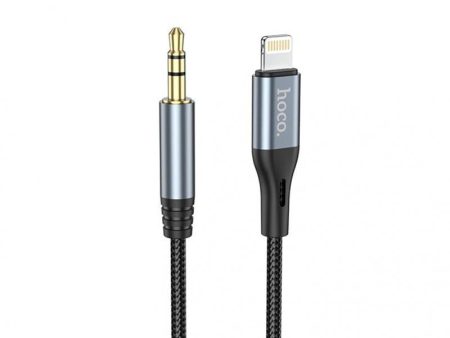 HOCO DUP03 AUX Cable - Lightning to 3.5mm   1 Meter Online Sale