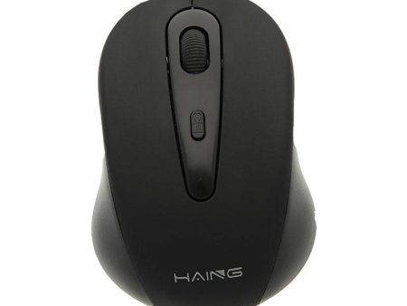 HAING M2 Wireless Mouse - USB Nano Receiver   Black Discount