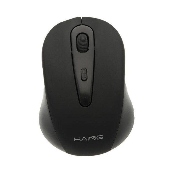 HAING M2 Wireless Mouse - USB Nano Receiver   Black Discount