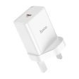 HOCO NK6 Rise Single Port Wall Charger - USB-C   20W   White on Sale