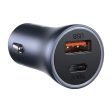 Baseus Golden Contactor Pro Car Charger USB and Type C - 40W   Black Online