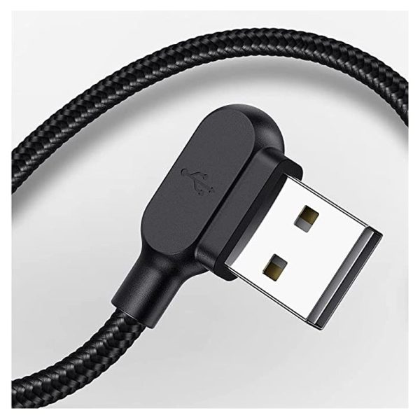 Mcdodo 90 Degree Light Cable - 1.2 Meters   Micro-USB   Black Supply