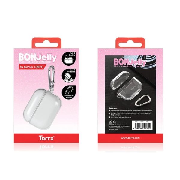 Torrii Bonjelly Case - Airpods 3   Clear Sale