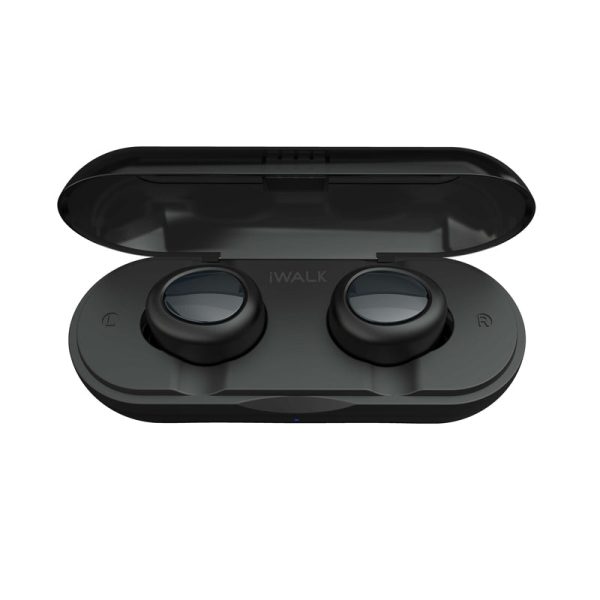 iWALK Smart True Wireless Stereo Earbuds - Bluetooth   10 Meters   Black Cheap