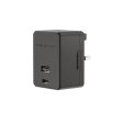 Powerology Ultra-Quick 32W PD Wall Charger With Cable - USB-C   USB-A   32W   Black Online now