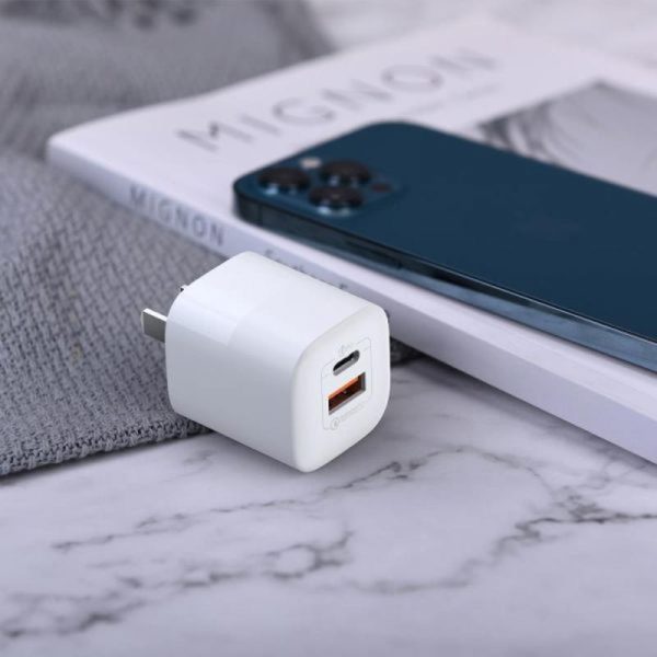 Choetech GaN Dual Port Charger - 33W   Type-C   White Hot on Sale