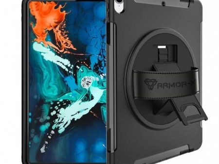 Armor-X Enx Case For iPad Pro 12.9  With Hand Strap & Kick-Stand - Black Supply