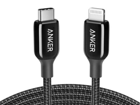 Anker Slimmer Yet Stronger PowerLine + III - USB-C to Lightning   3ft   Black Discount