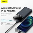 Baseus Magnetic Wireless Quick Charging Power Bank - 10000 mAh   20W   Blue Discount