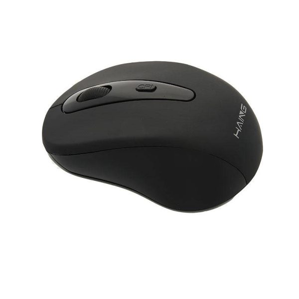 HAING M2 Wireless Mouse - USB Nano Receiver   Black Discount