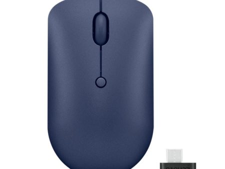 Lenovo 540 USB-C Wireless Compact Mouse - 2.40GHz   2400dpi   USB-C Wireless Receiver   Optical   Abyss Blue - Mouse Fashion