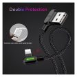 Mcdodo 90 Degree Light Cable Lightning Data Cable - 1.8 Meters   Lightning   Black Sale