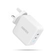 Choetech GaN Dual Port Charger - 100W   Type-C   White Cheap