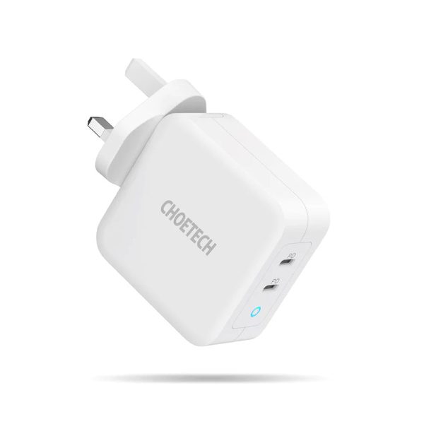 Choetech GaN Dual Port Charger - 100W   Type-C   White Cheap