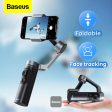 Baseus Control Smartphone Handheld Folding Gimbal Stabilizer Holder - Dark Grey Fashion