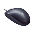 Logitech M90 -1000dpi   USB 2.0   Black - Mouse Hot on Sale