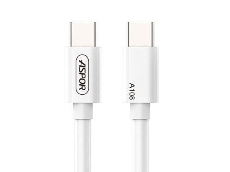 Aspor A108L Charging Cable - USB-C To USB-C   2 Meters For Cheap