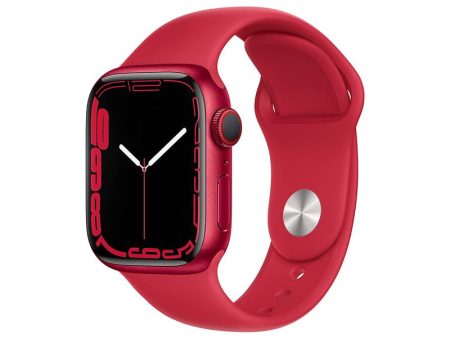 Apple Watch Series 7 - OLED   32GB   41mm   Bluetooth   Wi-Fi   Cellular   (PRODUCT)Red Discount