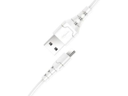 Aspor A102 USB-C Fast Charging Data Cable - 3A   1 Meter   White Online