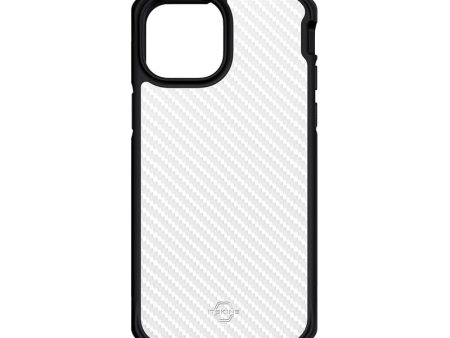 Itskins Hybrid Tek Case - 3M Drop Safe   iPhone 13 Pro   Black And Transparent Fashion