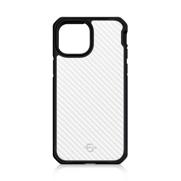 Itskins Hybrid Tek Case - 3M Drop Safe   iPhone 13 Pro   Black And Transparent Fashion