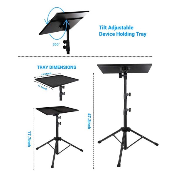 LIUGAST Laptop Stand - Black For Cheap