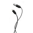 iWALK Trione Tangle Free Charging Cable - Lightning   2 Meters   Black Fashion