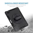 Armor-X Enx Ultimate Shockproof Rugged Case For iPad Air 4 10.9  With Hand Strap & Kick-Stand & Pen Holder - Black Sale