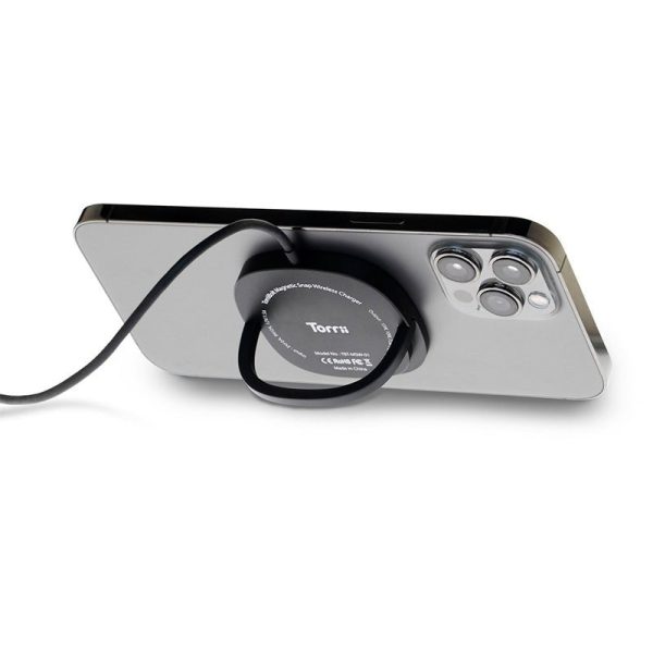 Torrii Bolt Magnetic Snap Wireless Charger - 15W   Black Online