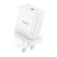 HOCO NK6 Rise Single Port Wall Charger With Lightning to USB-C Cable - USB-C   20W   White Online now