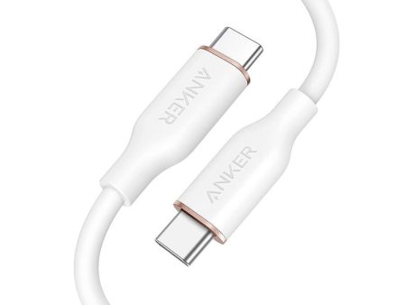 Anker PowerLine III Flow USB-C to USB-C 100W (0.9m 3ft) -White Cheap