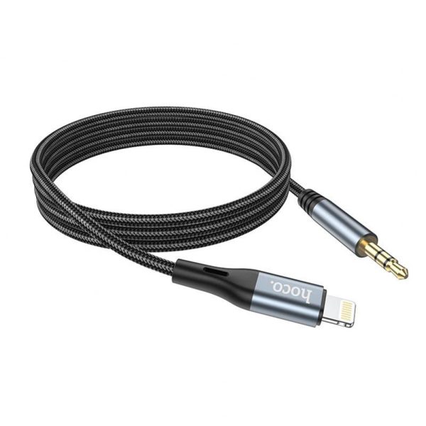 HOCO DUP03 AUX Cable - Lightning to 3.5mm   1 Meter Online Sale